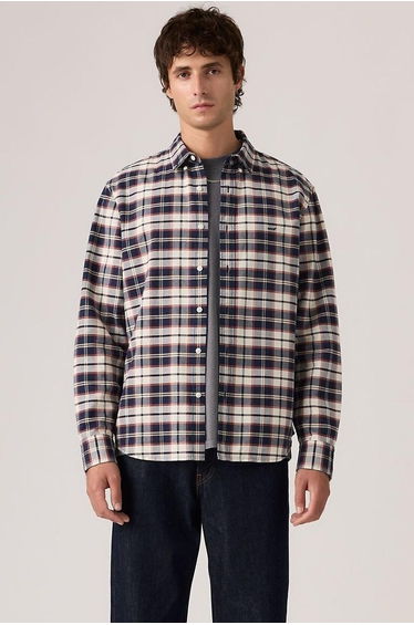 Relaxed Oxford Shirt with Button-Down Collar