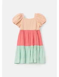 Casey Multi Tiered Colourblock Dress - 5