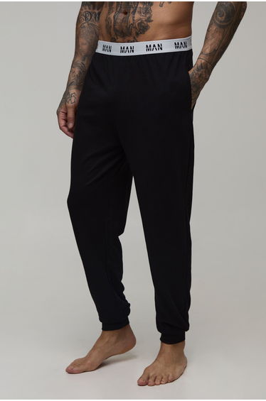 Tall MAN Loungewear Cuffed Jogger - black