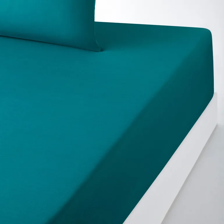 SCENARIO Cotton Plain Fitted Sheet - 1