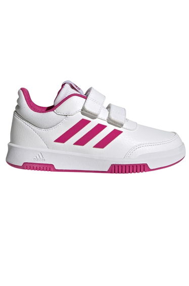 Adidas Baby Girls Tensaur 3 Stripes Trainers - White/Pink