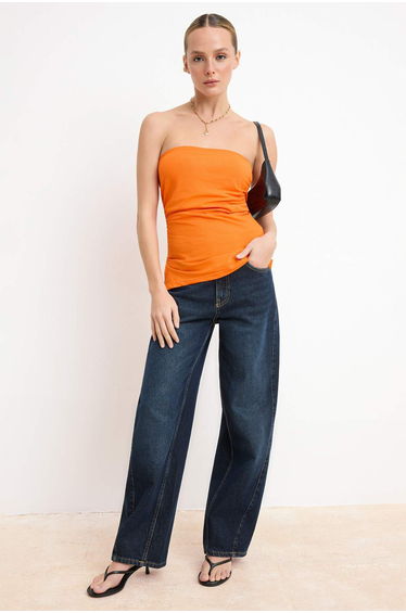 Orange Blouse