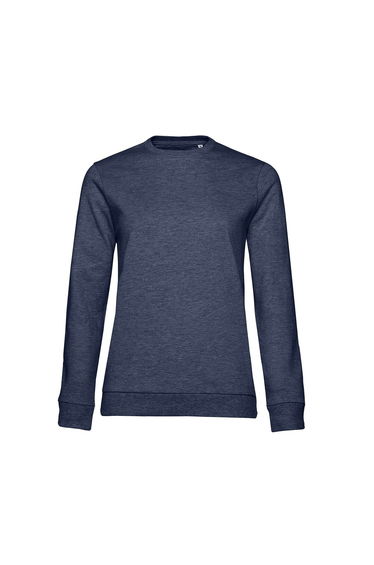 B&C Womens/Ladies Set-in Sweatshirt - Navy Heather