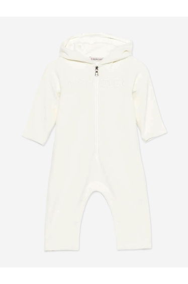 Baby Romper with Ears in Ivory