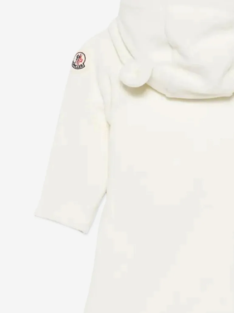 Baby Romper with Ears in Ivory - 3