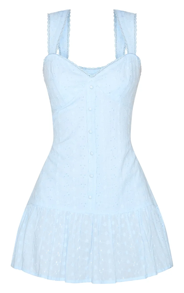 pale blue shift dress Mini The structured mini silhouette strikes the perfect balance between sharp and show LIGHT BLUE LACE COLLARED SHIFT