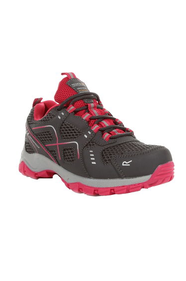 Regatta Childrens/Kids Vendeavour Walking Shoes - Granite/Pink Potion