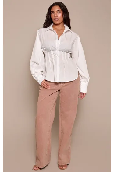 Shape Mocha Straight Leg Denim Jeans