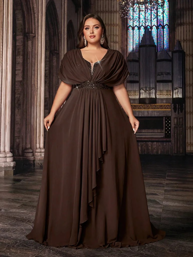midi fit and flare cocktail dress YIOYOLA for Women Wedding Guest Business Work Semi Formal A Line Dresses(YYL555-Apricot,S) : Clothing, Shoes & Jewelry tailored look size-1XL Kilt Size (Not Your Pants Size):46