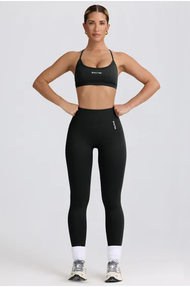 Super Sculpt Seamless Backless Sports Bra in Ash