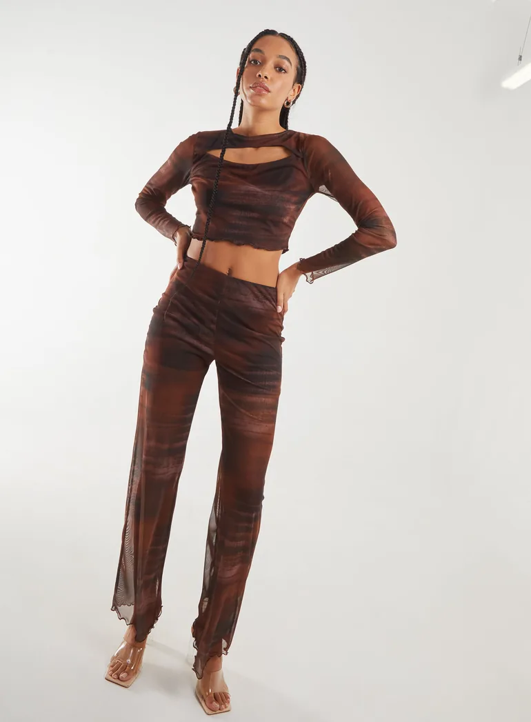 Saturn Long Sleeve Letterbox Top - 1