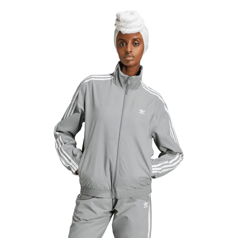 adidas アディダスフード ナイロンジャケット未使用タグ付きLサイズ グレー adidas アディダスオリジナルス ナイロンジャケット L 切り替え