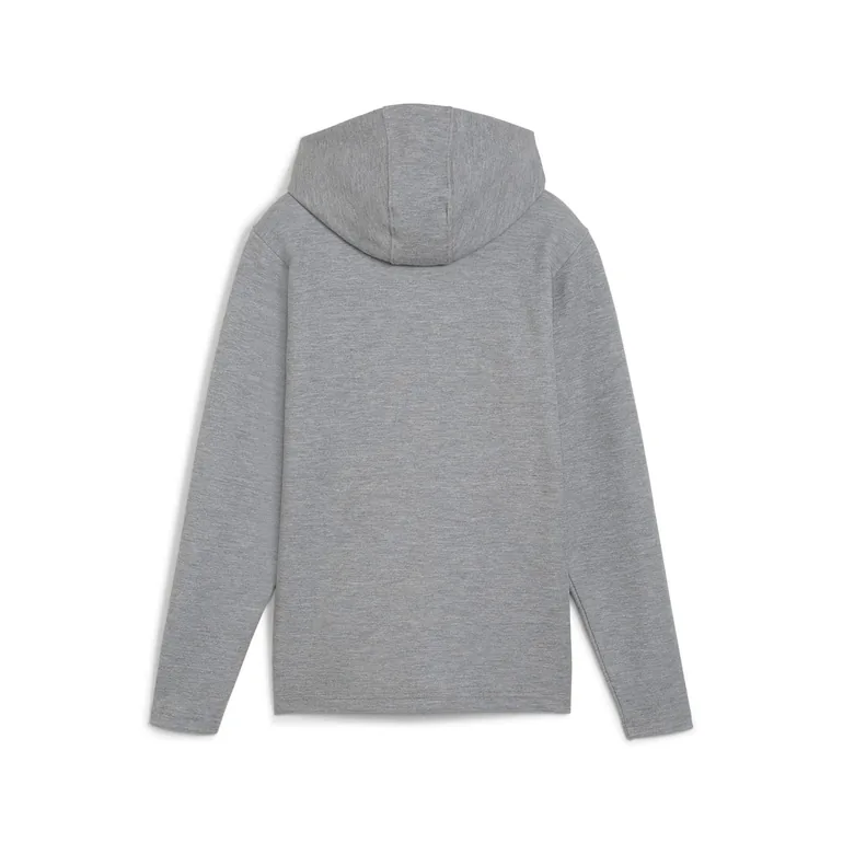 Boy's Puma Juniors TeamFINAL Casuals Hooded Jacket in Grey - 1