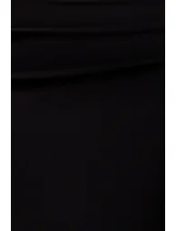 فستان جوديفا أسود ماكسي بقصة ميرمايد بلا أكتاف - 5