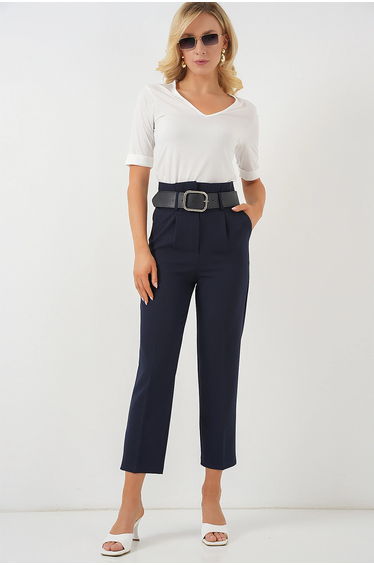 BDART Ankle Length Straight Pants with Bow