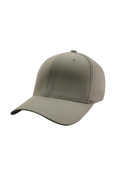 Yupoong Mens Flexfit Fitted Baseball Cap - Grey