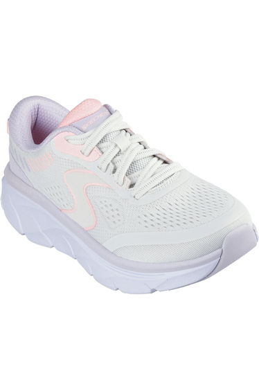 Skechers Womens/Ladies D´Lux Walker 2.0 Active Pace Trainers - Off White/Pink