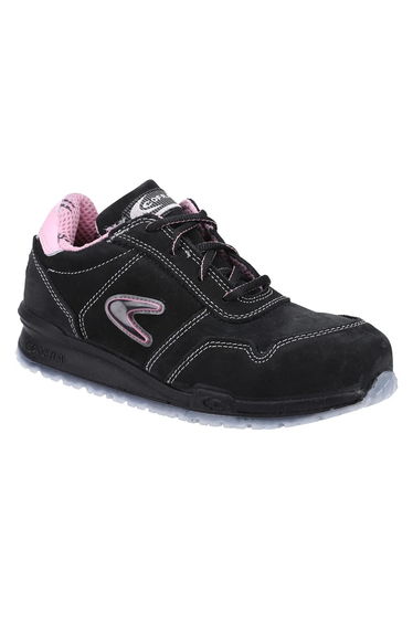 Cofra Womens/Ladies Alice S3 SRC Italian Leather Trainers - Black