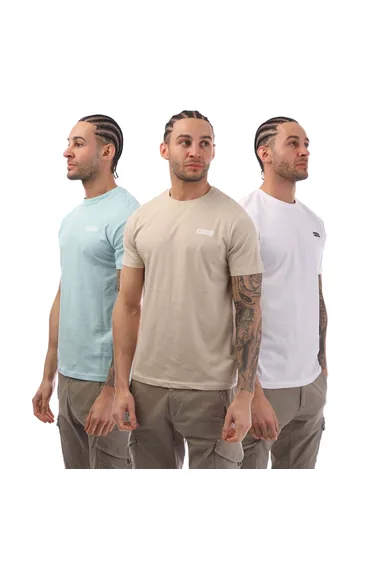 تيشيرت رجالي عدد 3 - متعدد الألوان
