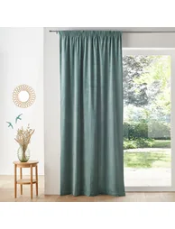 Velvet Gathered Braid Velvet Curtain