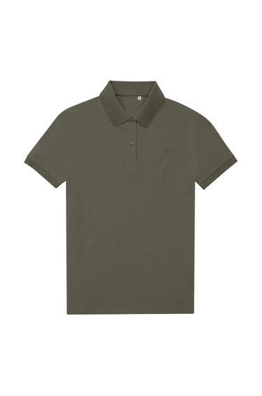 B&C Womens/Ladies My Eco Polo Shirt - Camo Green