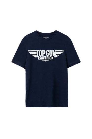 Top Gun: Maverick Mens Logo T-Shirt - Blue