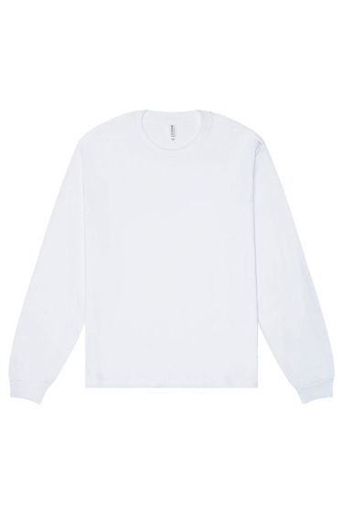 Bella + Canvas Adult Heavyweight Boxy Long-Sleeved T-Shirt - White