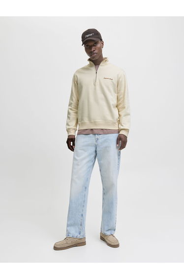 Embroidered Logo High Neck Sweatshirt