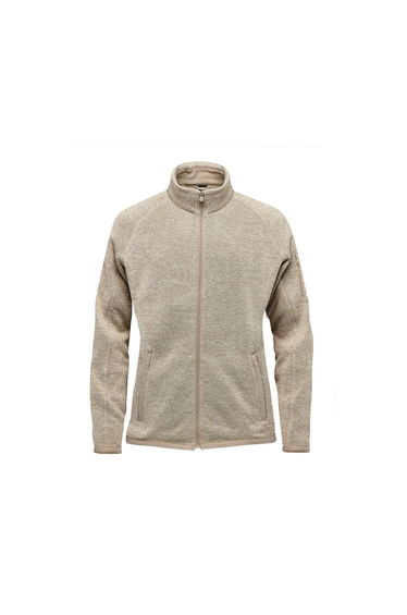 Stormtech Womens/Ladies Avalanche Pure Earth Full Zip Fleece Jacket - Oatmeal Heather