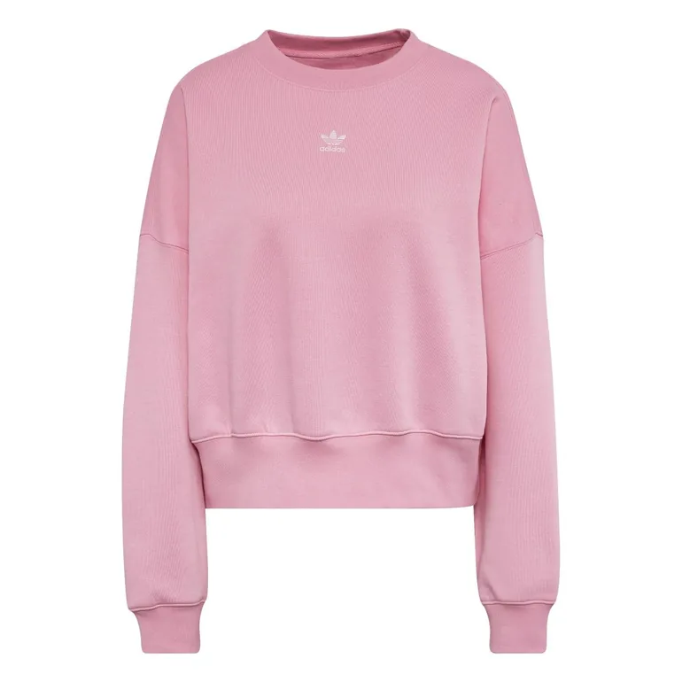 Women's adidas Originals Adicolor Essentials Fleece Sweatshirt in Pink - 2
