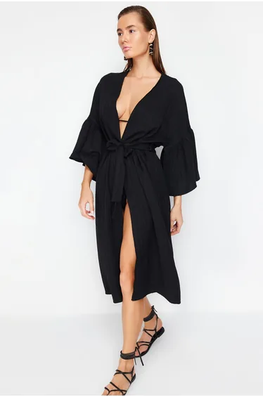 كيمونو ترنديول أسود