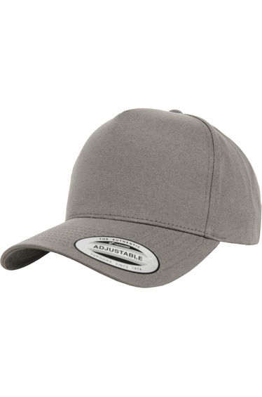 Flexfit By Yupoong 5 Panel Classic Snapback Cap - Grey