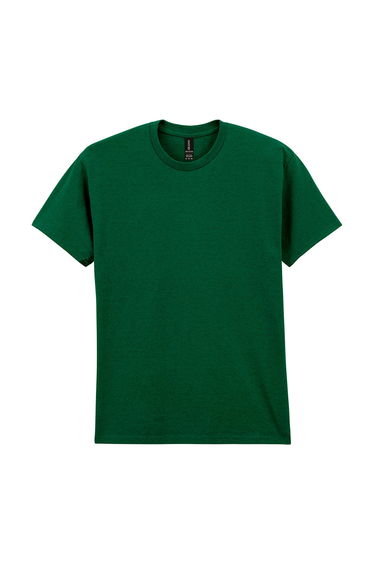 Gildan Adults Unisex Heavy Cotton T Shirt - Fan Dark Green