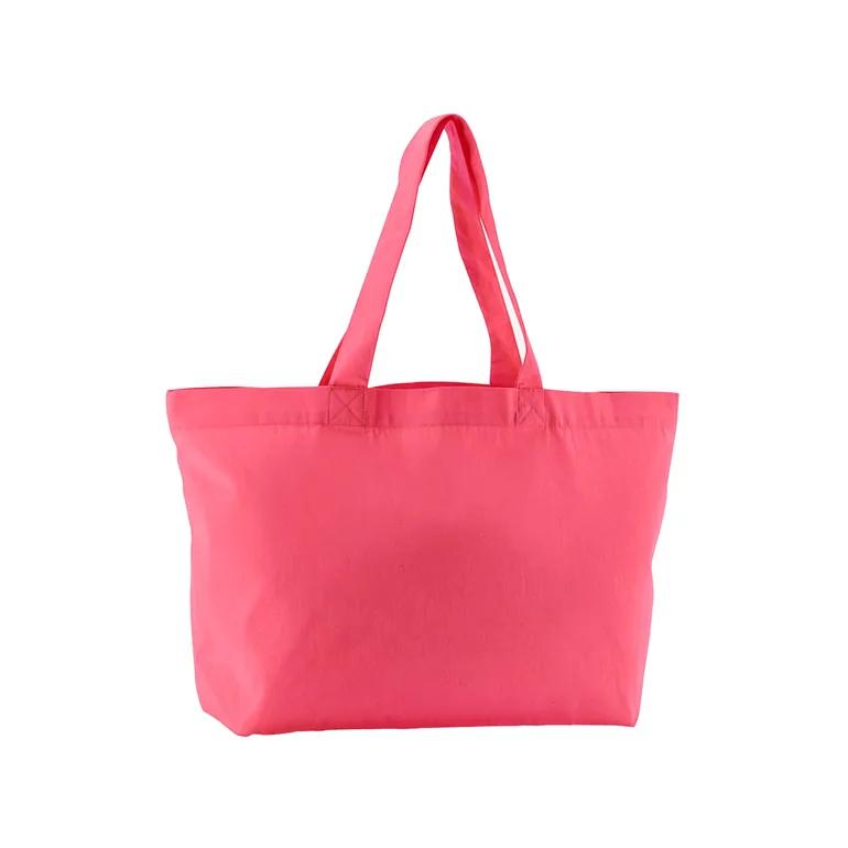 Westford Mill Twill Organic Shopper Bag - Raspberry