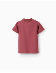 SS SHIRT COTTON For BOY BROWN - 1