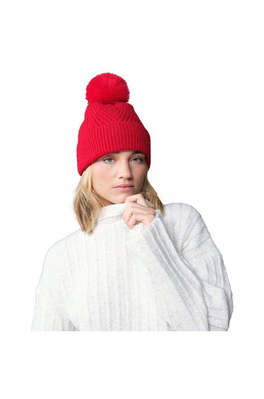 Beechfield Snow Luxe Beanie - Classic Red