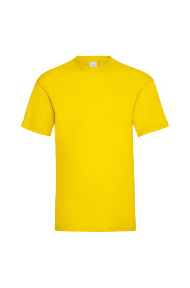 Mens Value Short Sleeve Casual T-Shirt - Bright Yellow