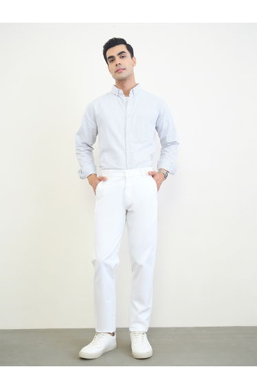 Men Regular Fit Solid Pants