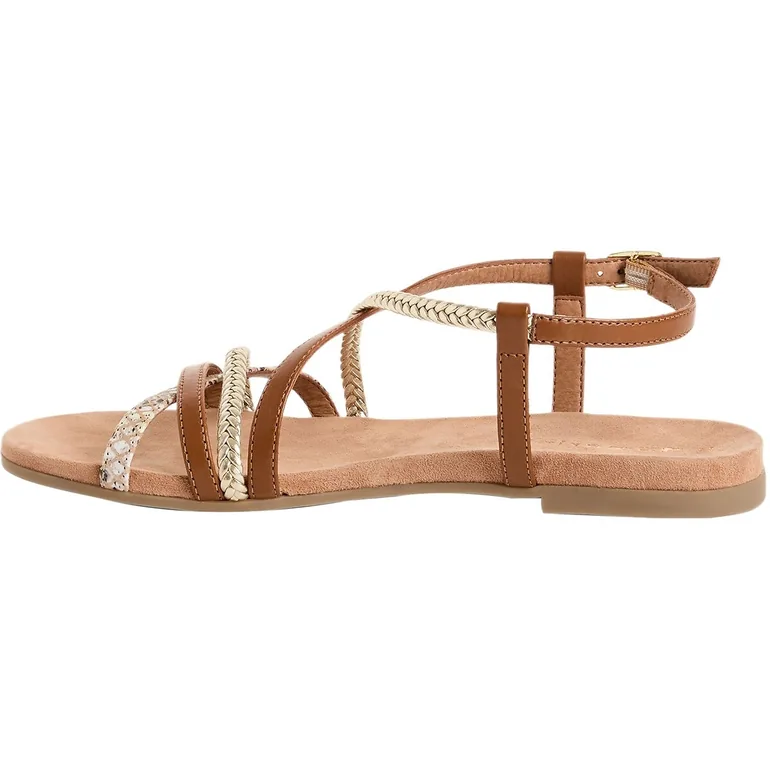 Flat Multi Strap Sandals - 2