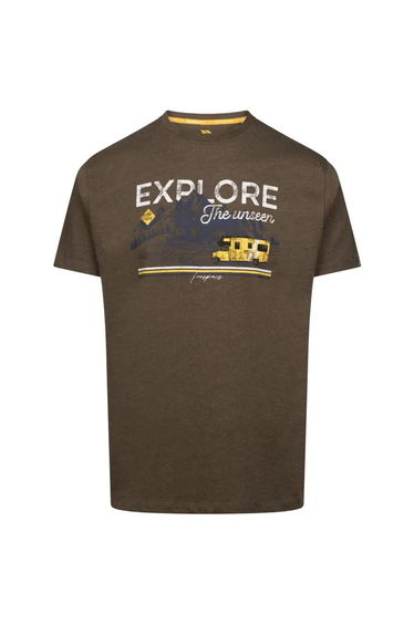 Trespass Mens Thelon Printed Casual T-Shirt - Marshland Marl