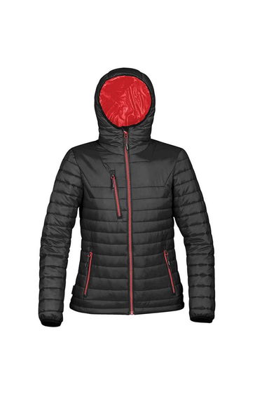 Stormtech Womens/Ladies Gravity Thermal Padded Jacket - Black/True Red