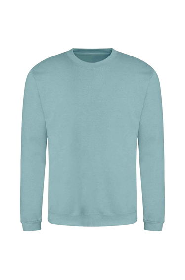 AWDis Just Hoods AWDis Unisex Crew Neck Plain Sweatshirt - Seafoam