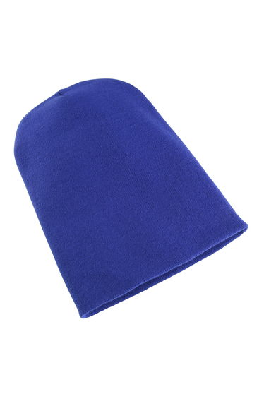 Yupoong Flexfit Unisex Heavyweight Long Beanie Winter Hat - Royal