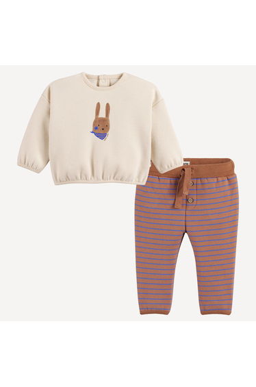 Baby's Fleece Sweatshirt and Trousers Set