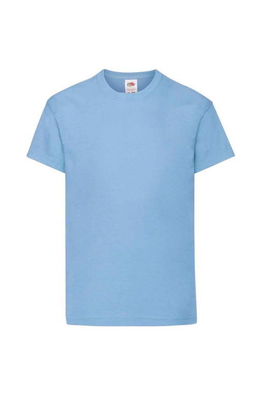 Fruit of the Loom Childrens/Kids Original T-Shirt - Sky Blue