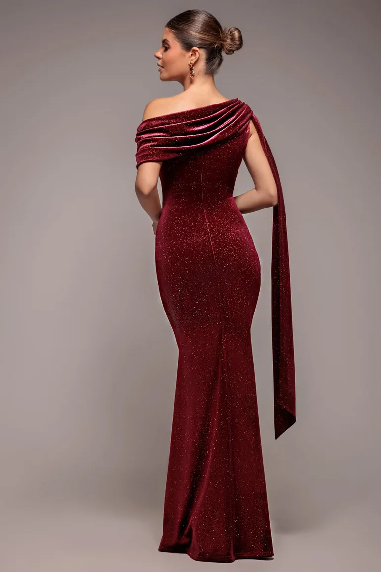 bardot one shoulder sequin dress ONE SHOULDER SEQUIN DRESS