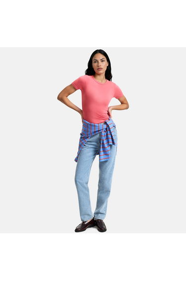 Crew Neck T-Shirt with Short Sleeves