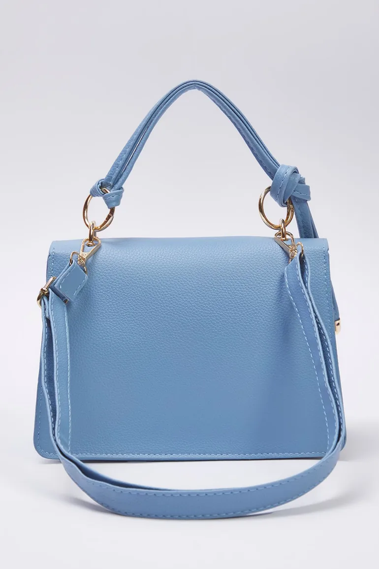 Baby Blue Crossbody Mini City Shoulder Bag - 4