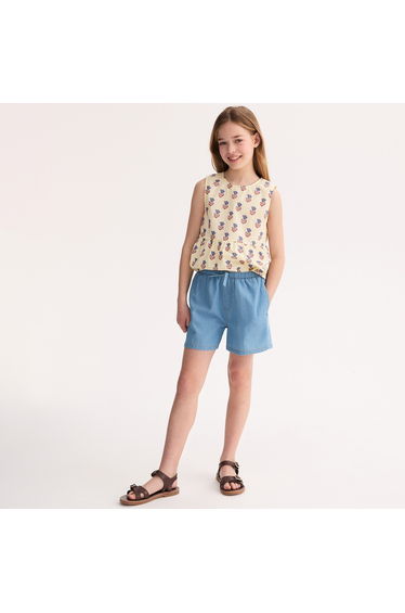 Lightweight Denim Shorts
