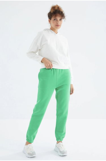 TOMMY Women's High-Waist Fleece Jogger Sweatpants
